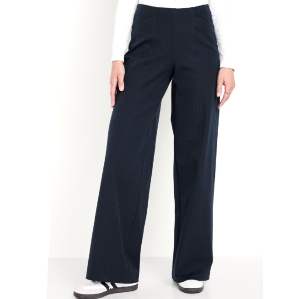 Old Navy Navy Wide-Leg Pants